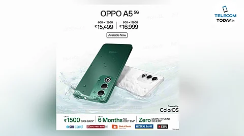 OPPO Launches Rugged A5 5G with 6000mAh Battery