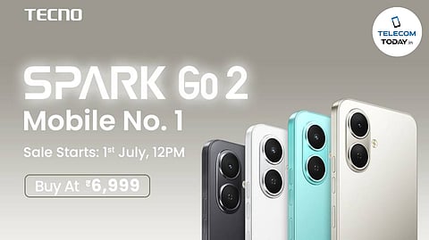 TECNO Spark Go 2 Goes on Sale at Just ₹6,999