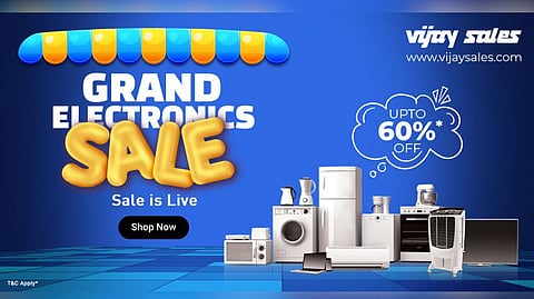 Vijay Sales Grand Electronics Sale Goes Live — Enjoy Up to 60% Off