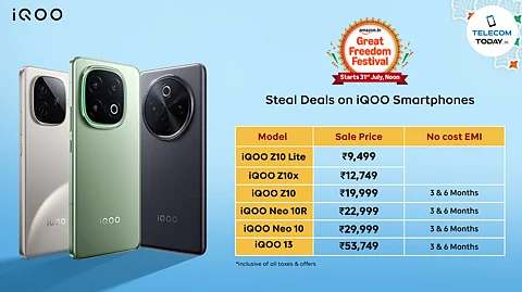 iQOO Unveils Exciting Deals for Amazon Great Freedom Festival Sale