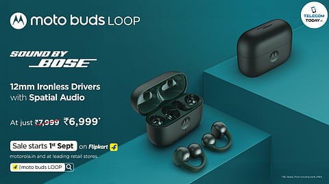 Motorola Launches moto buds LOOP and BASS in India