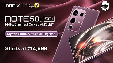 Infinix Unveils Mystic Plum NOTE 50s 5G+ with 144Hz AMOLED Display