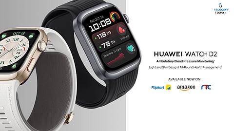 Huawei Launches Next-Gen Health Smartwatch WATCH D2 at ₹33,499