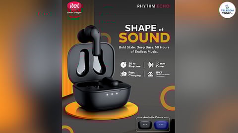 itel Unveils Rhythm Echo Earbuds Featuring Quad Mic Environmental Noise Cancellation