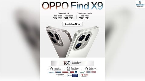 OPPO Opens Sales of Find X9 Series Across Amazon & Flipkart