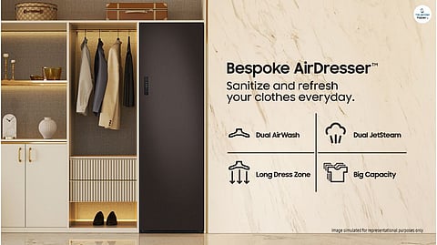 Samsung Launches Next-Gen Bespoke AirDresser With Dual AirWash and Dual JetSteam