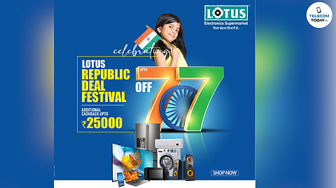 Lotus Electronics Brings Mega Republic Day Deals on Smartphones, Laptops, and Appliances
