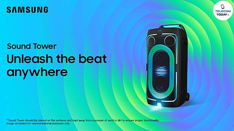 Samsung Launches ST50F and ST40F Sound Towers with 240W Output and Party Lights+