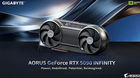 GIGABYTE Unveils RTX 5090 INFINITY with WINDFORCE HYPERBURST Cooling