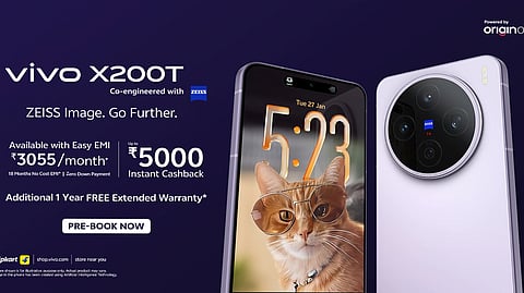 Vivo X200T Launched with Dimensity 9400+ Processor and 6200mAh Battery