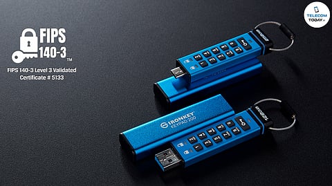 Kingston IronKey Keypad 200 Series Certified to NIST FIPS 140-3 Level 3 Standard