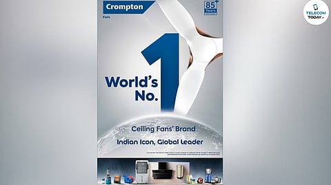 Crompton Crowned World’s No. 1 Ceiling Fan Brand by Euromonitor International
