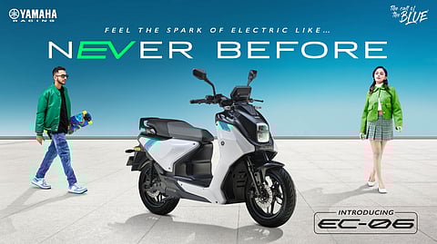 Yamaha Launches EC-06, Marks Entry into India’s EV Two-Wheeler Market