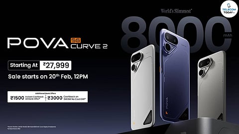 TECNO Launches POVA Curve 2 with 8000mAh Battery