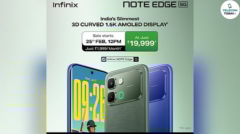 Infinix NOTE Edge Debuts with Flagship Display and D7100 Chipset