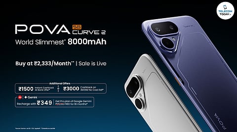 POVA Curve 2 Now on Sale in India with 8000mAh Battery Starting at Rs 27,999