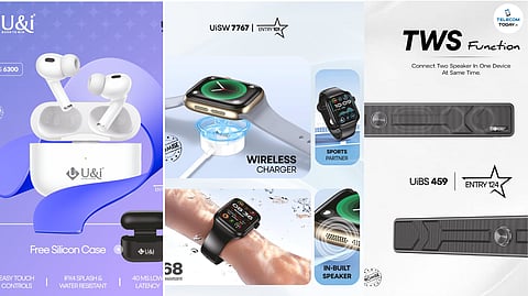 U&i Launches New Range of TWS Earbuds, Smartwatch and Wireless Accessories