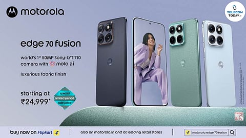 Motorola Edge 70 Fusion Now on Sale in India Starting at ₹24,999 with Sony-LYTIA 710 Camera
