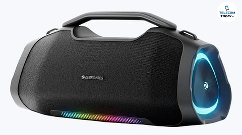 Zebronics Launches Sound Feast 550 Portable Speaker with Deep Bass, and RGB Modes