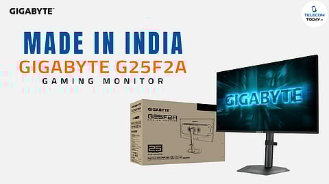 GIGABYTE Unveils G25F2A ‘Made in India’ Gaming Monitor with 240Hz Refresh Rate