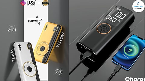 U&i Launches Tyre Inflator with In Built Charging and New 33W Fast Charge Powerbanks
