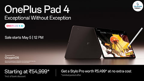 OnePlus Pad 4 Launches with Snapdragon 8 Elite Gen 5 and 144Hz Display