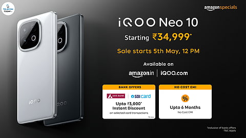 iQOO Neo 10 Gets Alpine White and Asphalt Black Editions in India