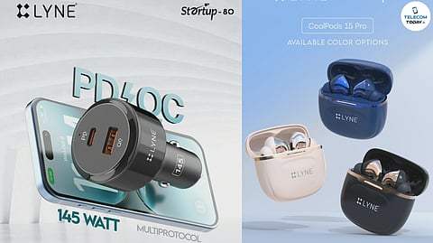 Lyne Originals Launches New TWS Earbuds and 145W Car Charger