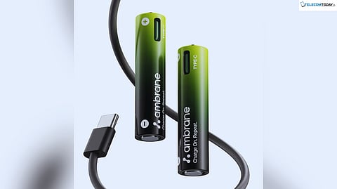 Ambrane Launches India’s First AAA Type-C Rechargeable Batteries