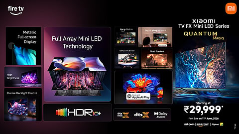 Xiaomi Begins Sale of TV FX Mini LED Series with Fire TV Built-In