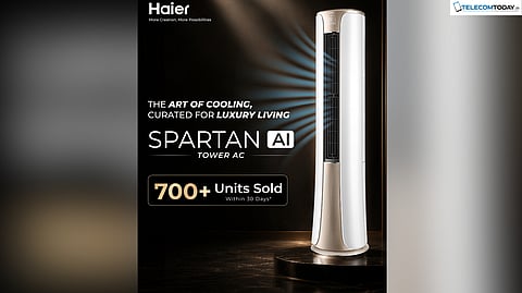 Haier AI Spartan Tower AC Gains Rapid Popularity with 700 Plus Units Sold