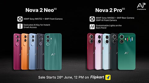 Ai+ Nova 2 Pro and Nova 2 Neo Go on Sale Today