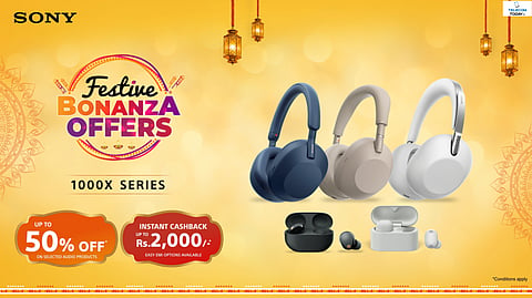 Sony India Announces Festive Offers on Premium 1000X Series Headphones and Earbuds