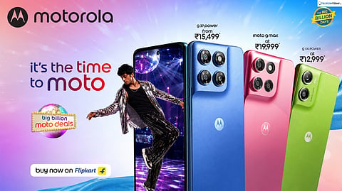 Motorola Announces Lowest-Ever Prices on Bestselling Smartphones During Flipkart Big Billion Days