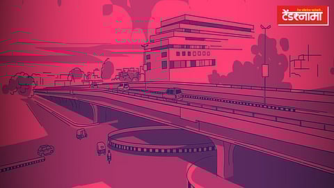 शहरातील उड्डाणपुलासंदर्भातील बातमी