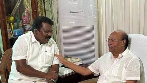 ராமதாசுடன் செல்வப்பெருந்தகை சந்திப்பு : விசிக நிலை?