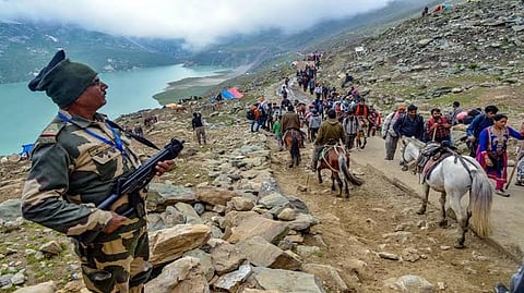 Amarnath Yatra pilgrimage begins in Kashmir | அமர்நாத் புனித யாத்திரை தொடக்கம்