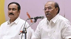 Ramadoss and Anbumani Ramadoss Fight