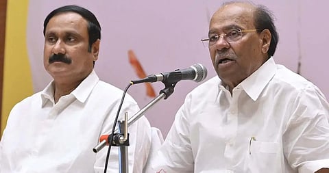 Ramadoss Anbumani Clash on pmk whip