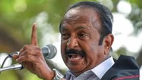 MDMK General Secretary Vaiko Son Durai Vaiko