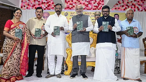 ADMK Former Minister Vaigaichelvan's book "A Century of Penance" Released at Function held in Mumbai