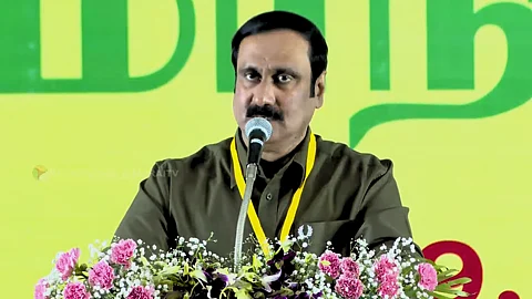 PMK Leader Anbumani Ramadoss in PMK General Body Meeting 2025