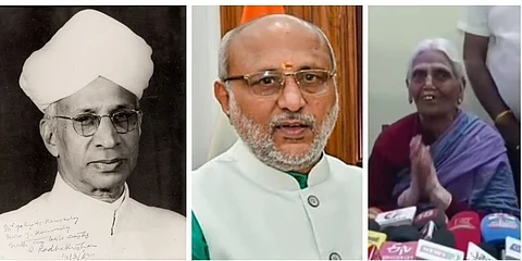 C.P. Radhakrishnan mother proudly stated that she named memory of former President Radhakrishnan, and it comes true