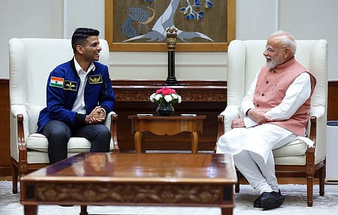 Indian Astronaut Shubhanshu Shukla PM Narendra Modi Meeting Update