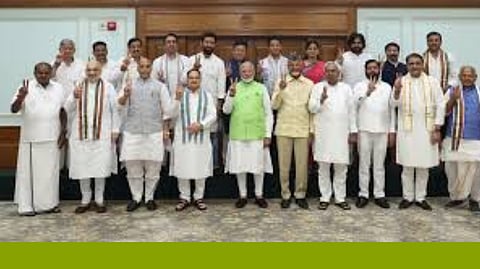 Opinion polls shown that Lok Sabha elections are held in current environment, NDA win 324 seats