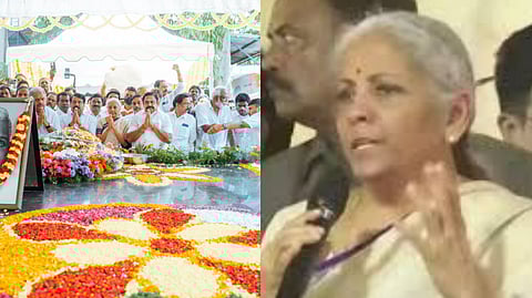 Finance Minister Nirmala Sitharaman on GK Moopanar