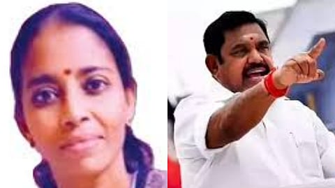 EPS Condemns DMK on Chennai Women Deepa Drown To Death