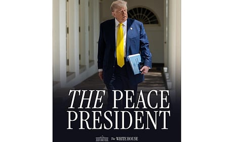 The White House on Donald Trump Peace President