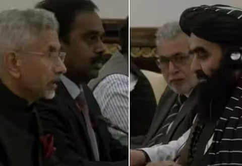 Indian External Affairs Minister S Jaishankar Meet Amir Khan Muttaqi on India Embassy Reopen in Kabul Afghanistan