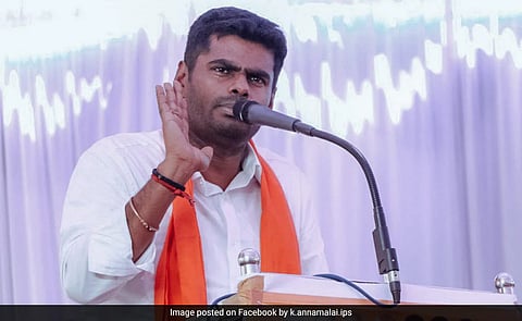 BJP Ex Leader Annamalai Criticized DMK Government on Central Education Ministry Released UDISE Report on School Student Dropout Percent in Tamil Nadu